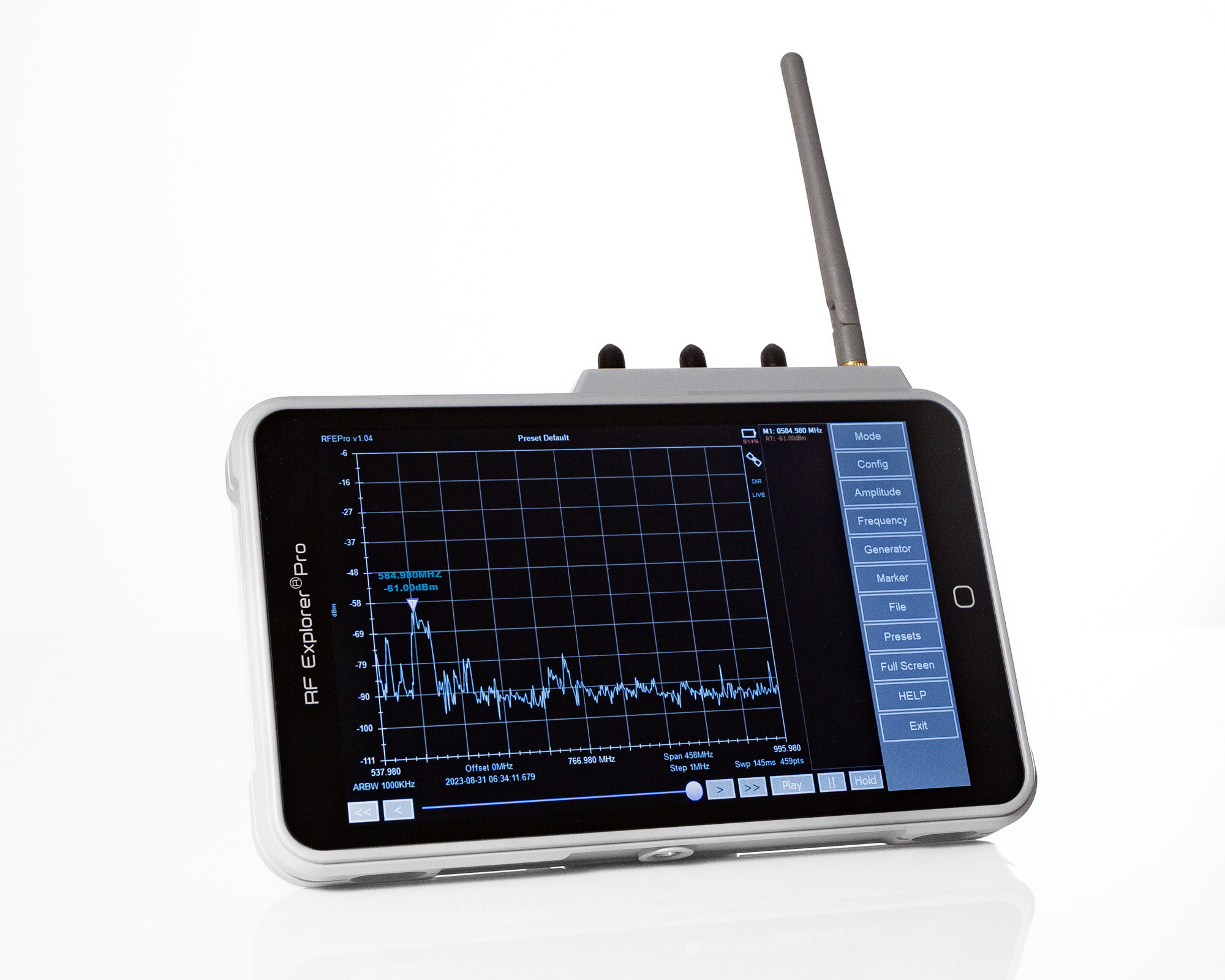 RF Explorer® PRO Spectrum Analyzer